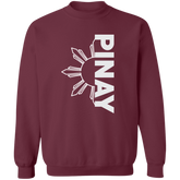 Pinay in Vertical Half Sun Unisex Crewneck Pullover Sweatshirt